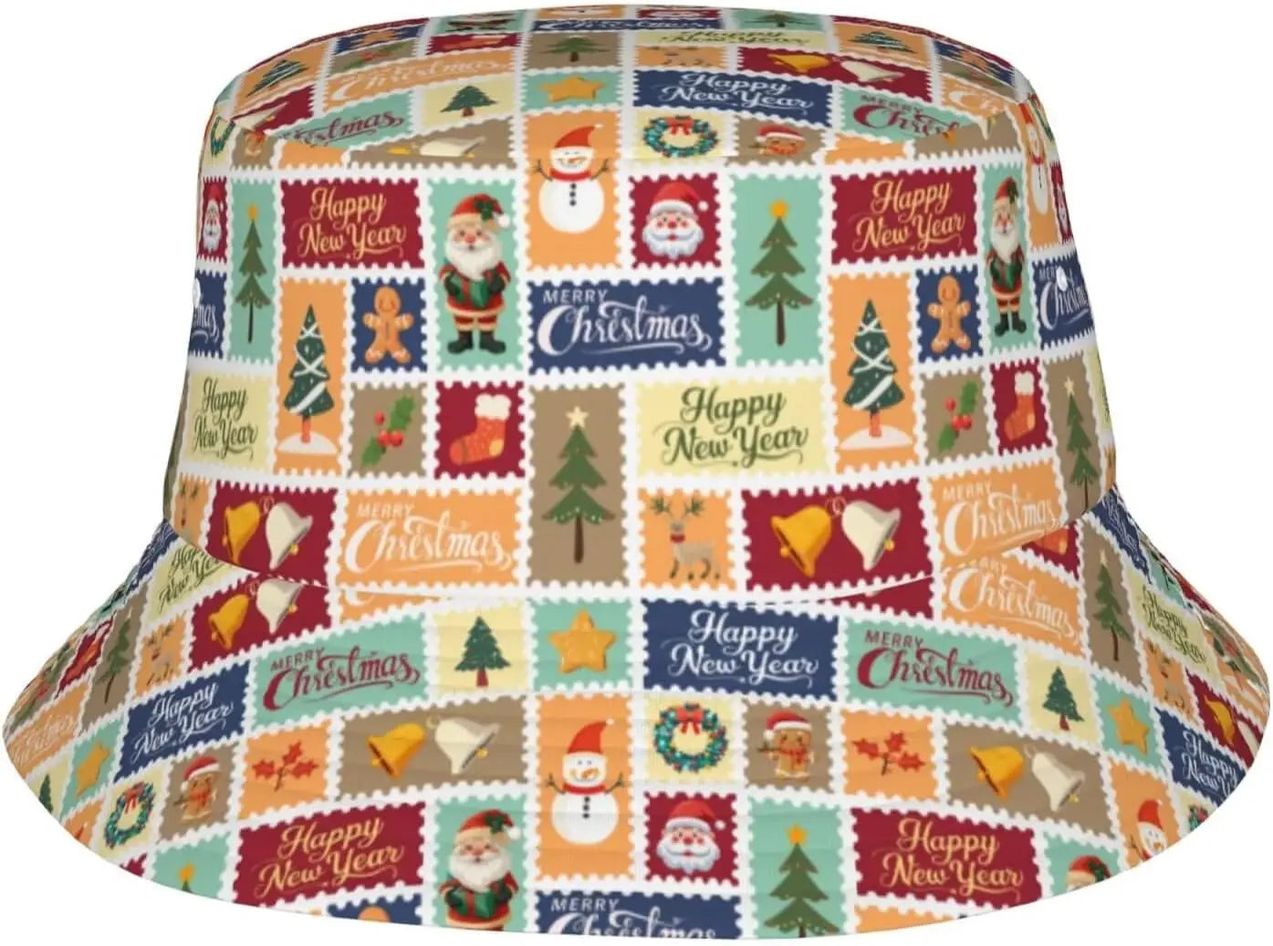 Funny Christmas Hat Happy New Year Bucket Hats