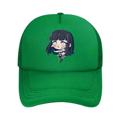 New “Anime Girl Manga, Cute Art Design” Mesh Baseball Cap