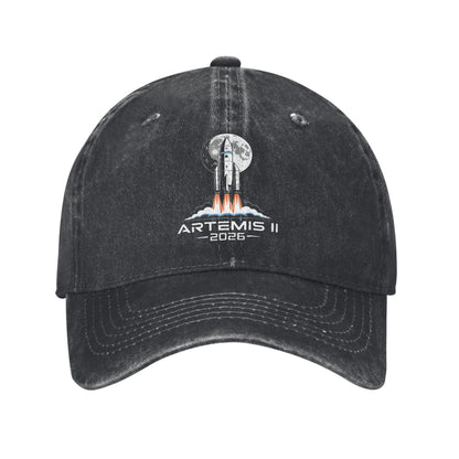 Artemis II Back to the Moon 2026 Leisure Baseball Cap