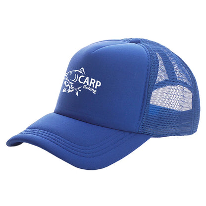 Carp Fish Trucker Caps Men Funny Fishing Printing Hat Baseball Cap