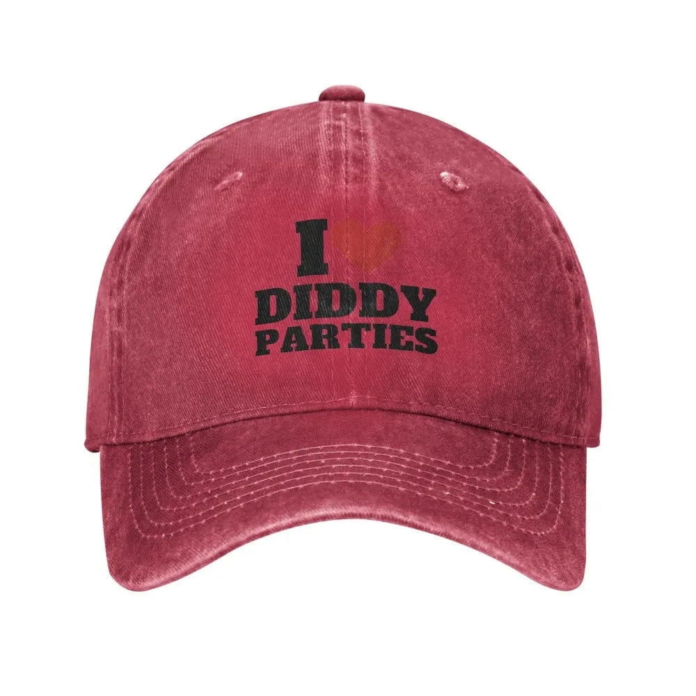 Spring I Love Diddy Parties Baseball Cap