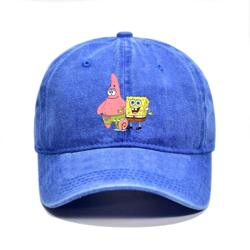 Fashion Cute SpongeBobs Baseball Cap Movie Cartoon Role