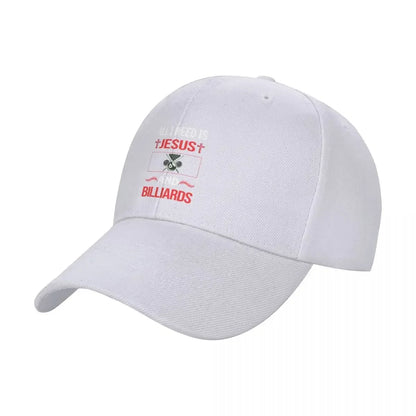 New Funny Jesus Billiards Baseball Cap