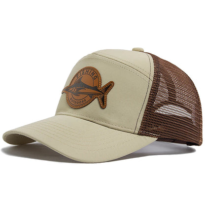 Shark Leather Label Men's Baseball Cap