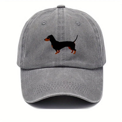 Retro Dachshund Baseball Cap For Both Men And Women