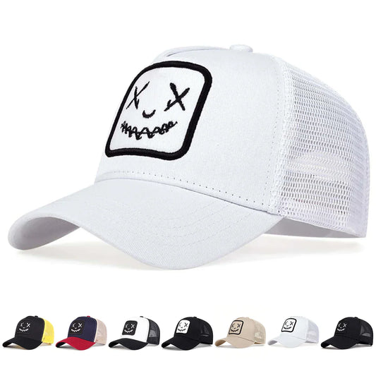Unisex Personality Embroidery Baseball Net Caps