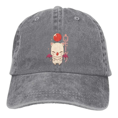 Moogle Kupo Baseball Cap Final Fantasy Cid Game Caps