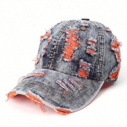 Fashion Retro Washed Denim Baseball Cap