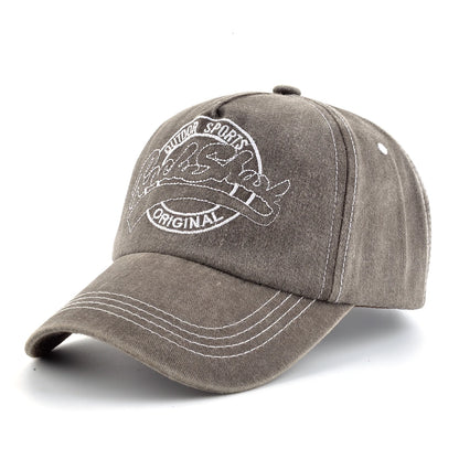 Unisex Vintage Baseball Cap Men Women Spring Summer Sun Visor Cap Embroidery Letter