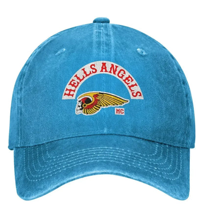 H-Helles Casual Baseball Cap Popular Logo A-Angeles Outdoor Sports Baseball Caps Men Women