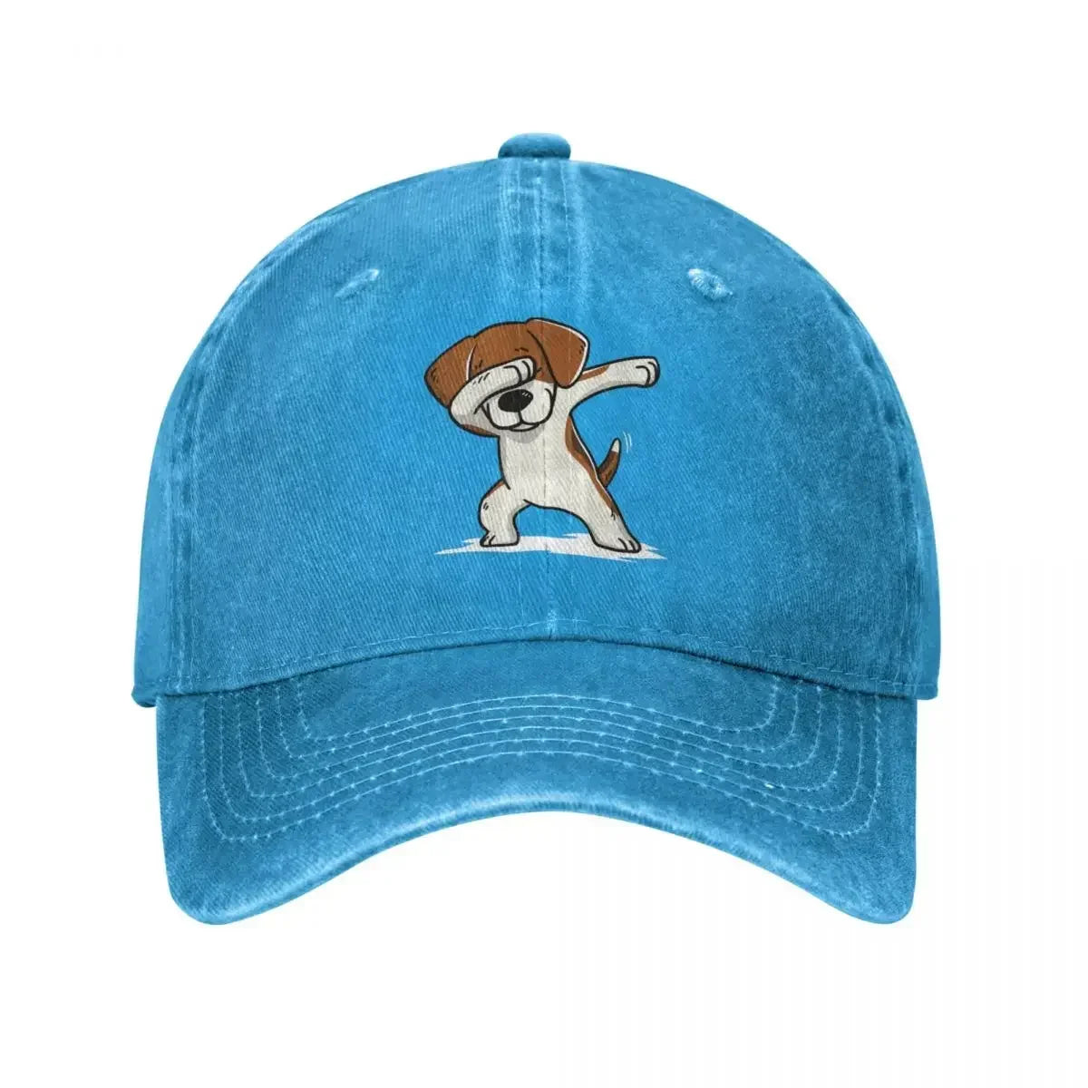 Dabbing Beagle Vintage Washed Baseball Cap