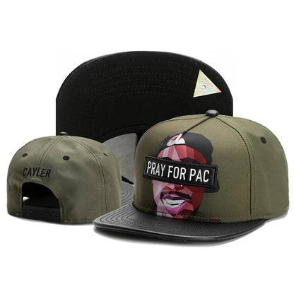 Classic Snapback Hat Cap Hip Hop Style Flat Bill Blank