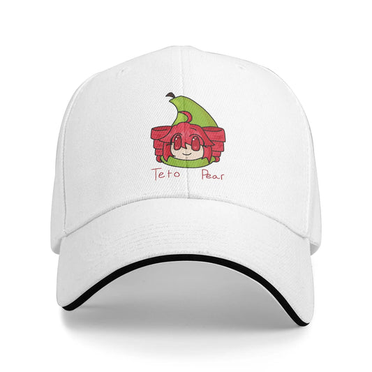 Pearto Kasane Teto Pear Anime Japanese Music Character Casual Baseball Cap