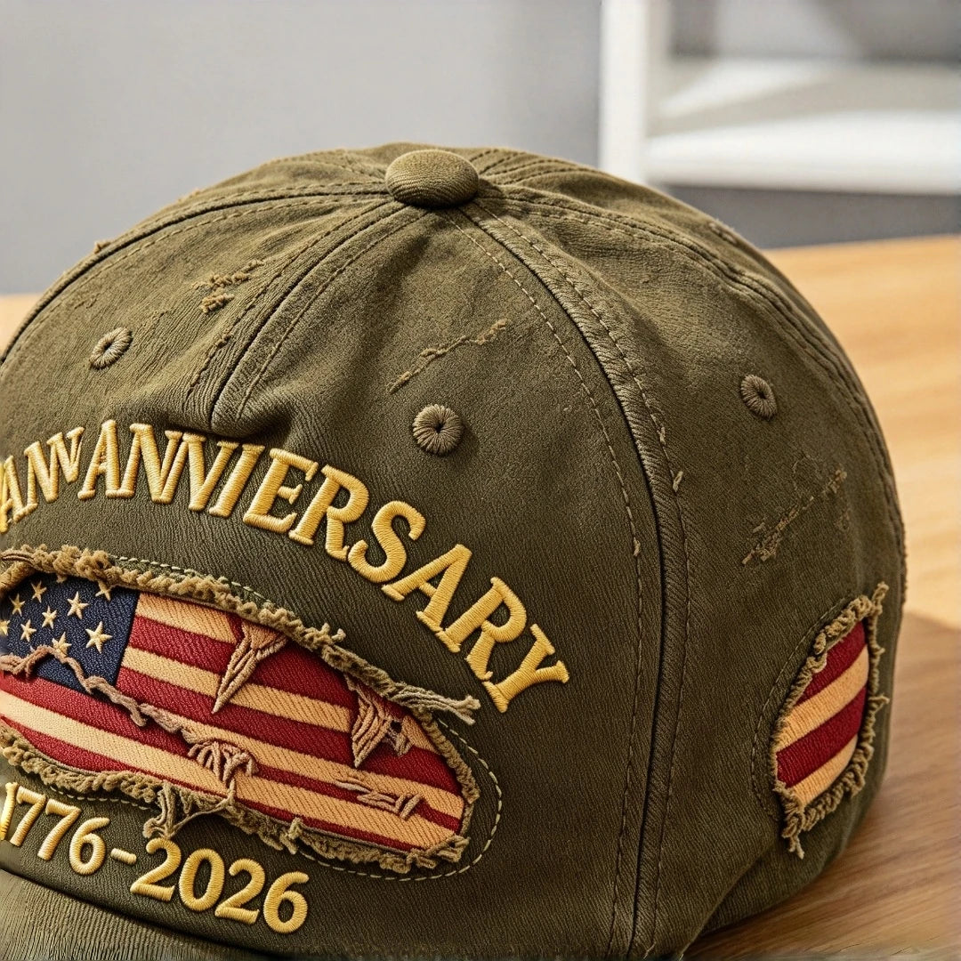 US Flag 250th Anniversary Baseball Cap