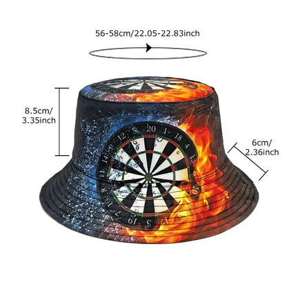 Dart Board Printing Bucket Hat