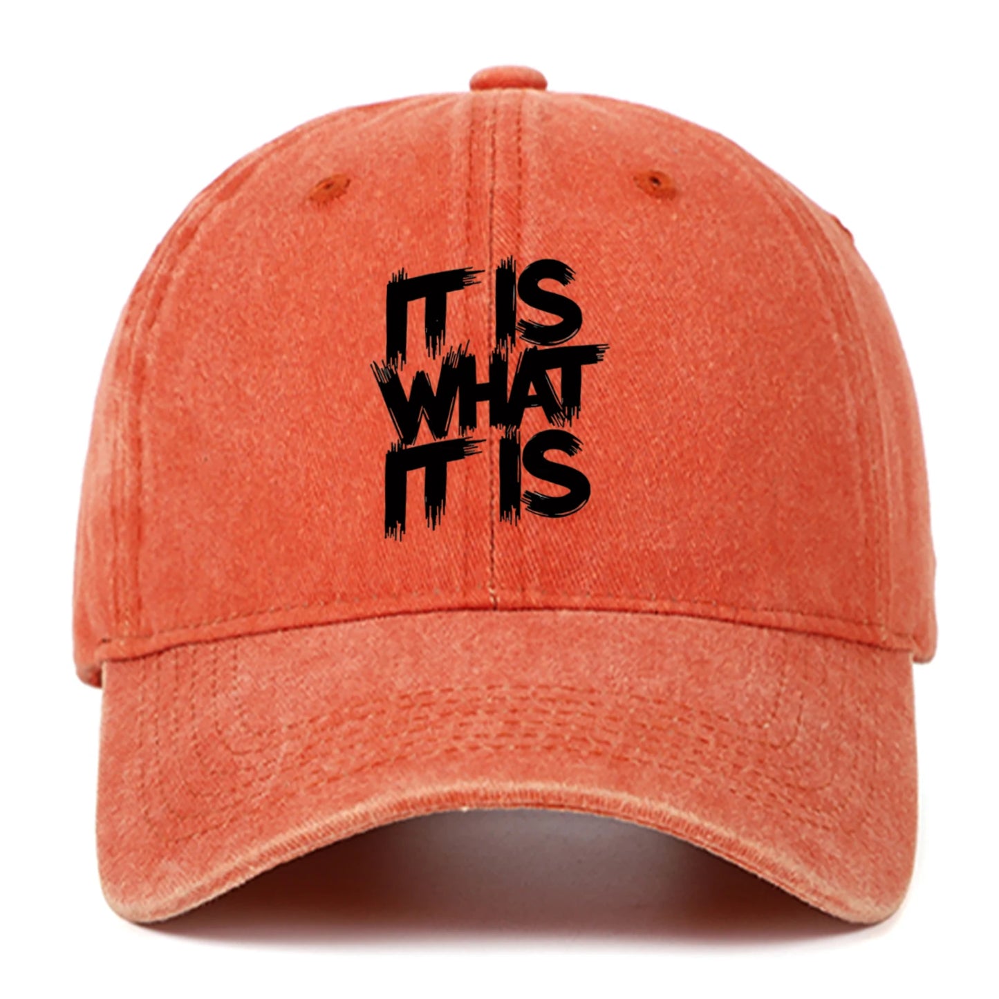 Black Letter Printed Baseball Caps For Men And Women