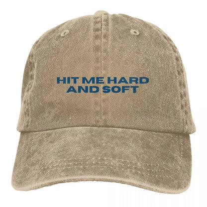 Classic Hit Me Hard And Soft BilliesBaseball Caps