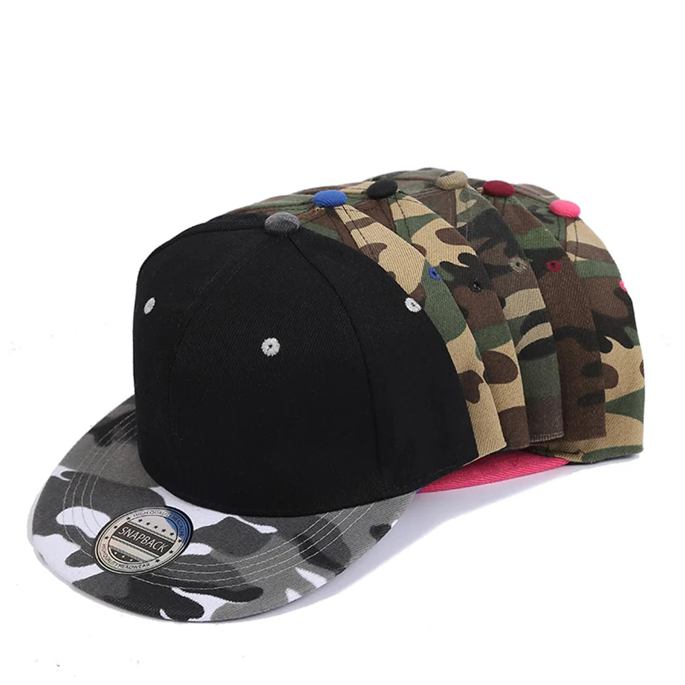 Fashion Unisex Baseball Cap Men Women Hip-hop Flat-brimmed Cap Outdoor