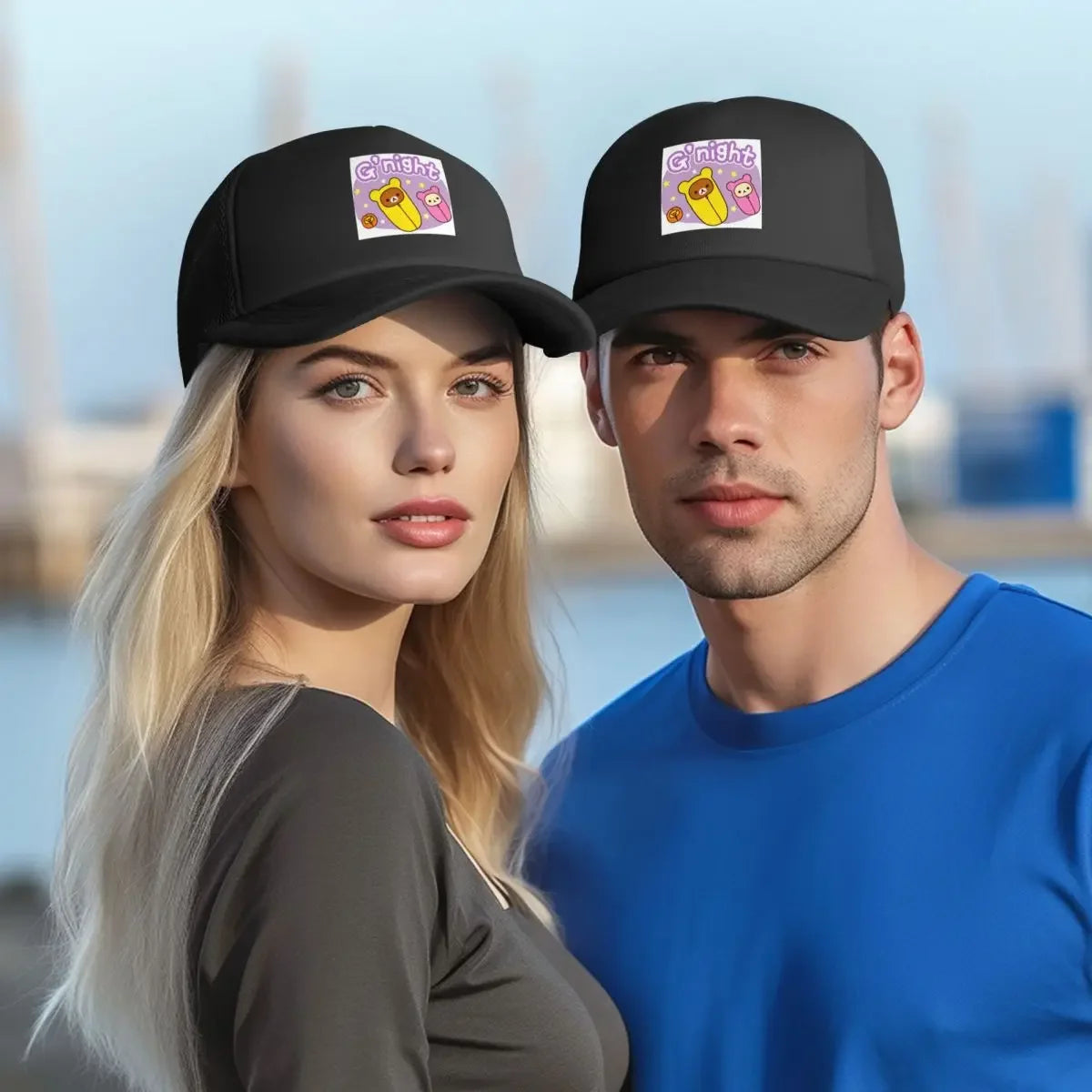 Good Night Rilakkuma Mesh Baseball Caps