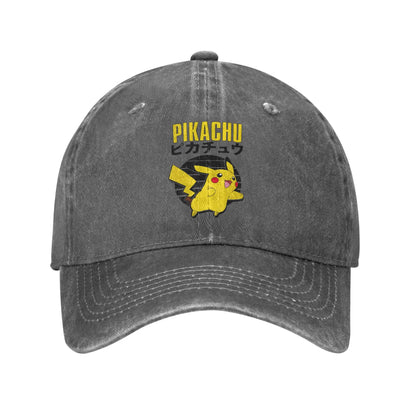 Pokemon Pikachu Emblem Baseball Cap