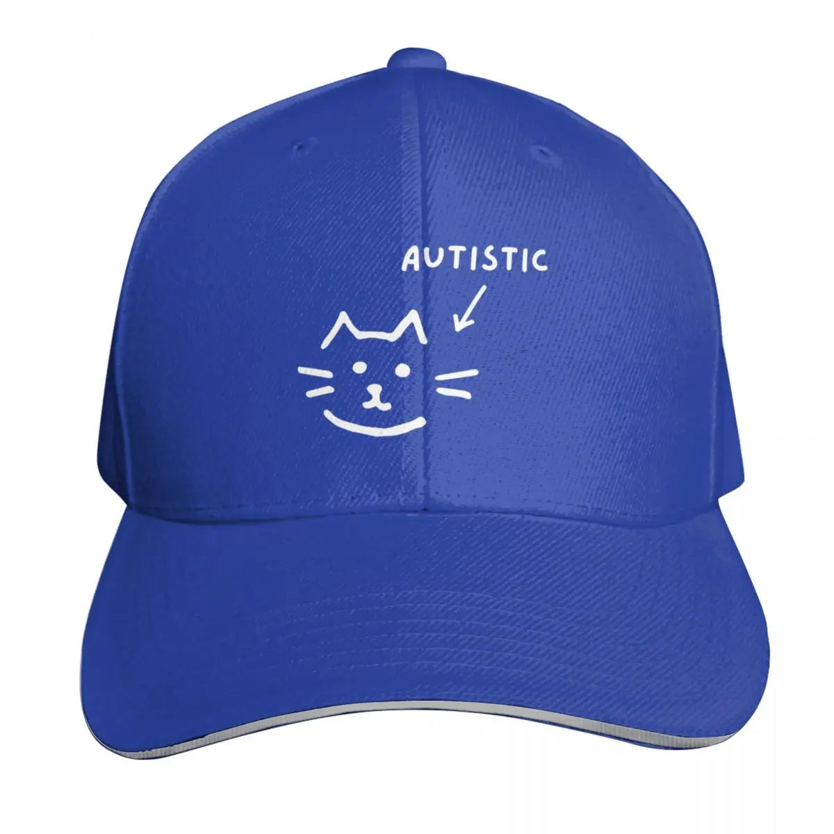 Autistic Cat Animal Cap Fashion Casual Baseball Caps