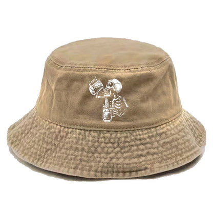 Skull Drunk Bucket Hat