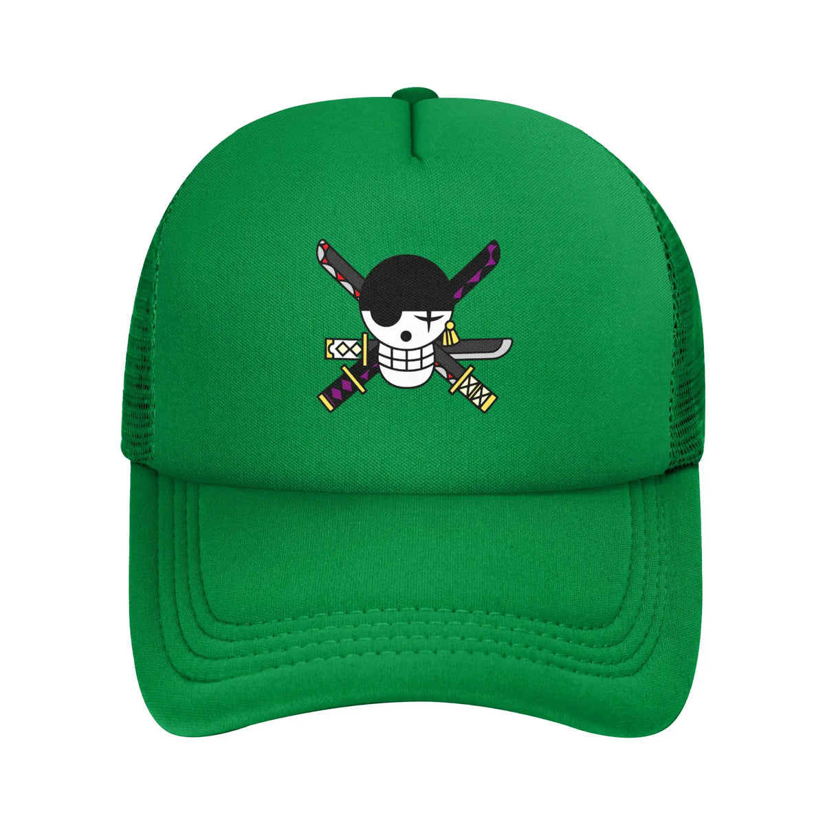 Zoro One-Pieces Flag Mesh Baseball Caps