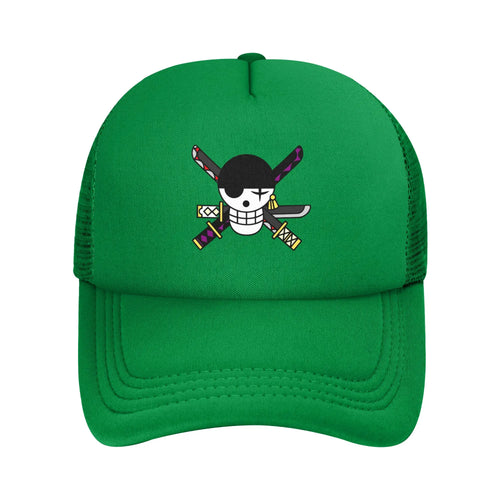 Zoro One-Pieces Flag Mesh Baseball Caps