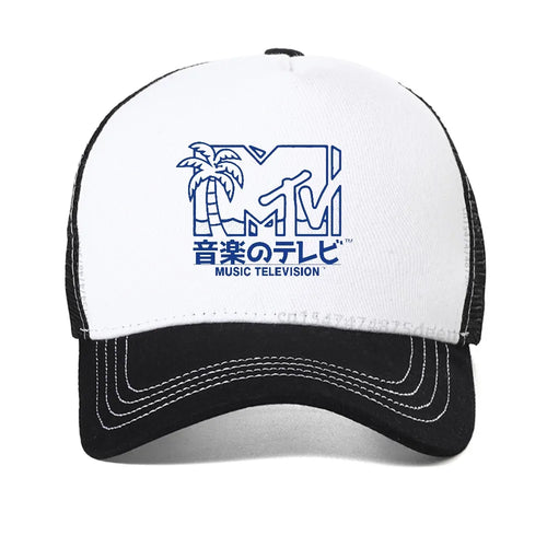MTV Retro Logo Funny Mesh Baseball Cap