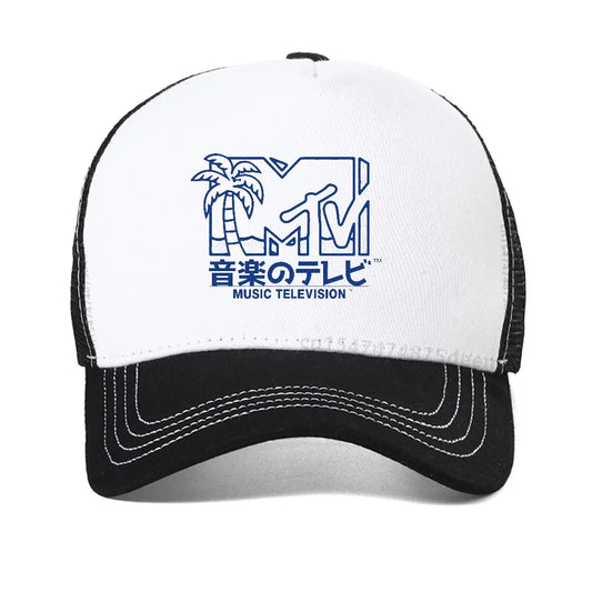 MTV Retro Logo Funny Mesh Baseball Cap