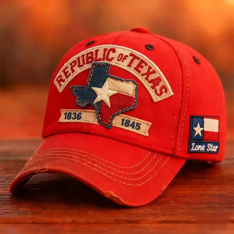 Popular Baseball Cap Texas Logo Embroidery Hat