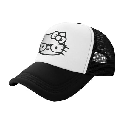 Unisex Hello Kitty Valentine Teddy Bear Baseball Caps