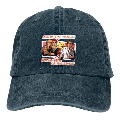Wrong Side Of The River Cat Meme Baseball Cap
