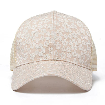 CNTANG New Print Mesh Caps Fashion Women Baseball Cap
