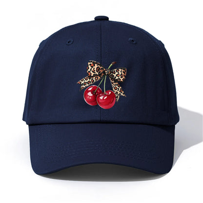 BOW CHERRY Print Baseball Cap