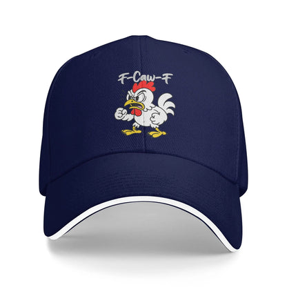 Men Women Funny F-Caw-F Chicken FCAWF Hats Stylish Baseball Cap