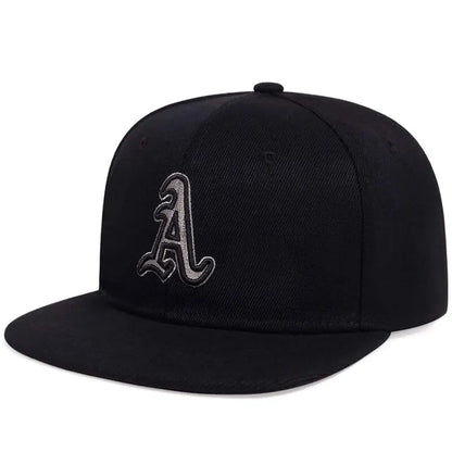 Unisex Gothic Alphabet Embroidery Hip-Hop Hats Baseball Caps Sunscreen Hat Snapback Caps