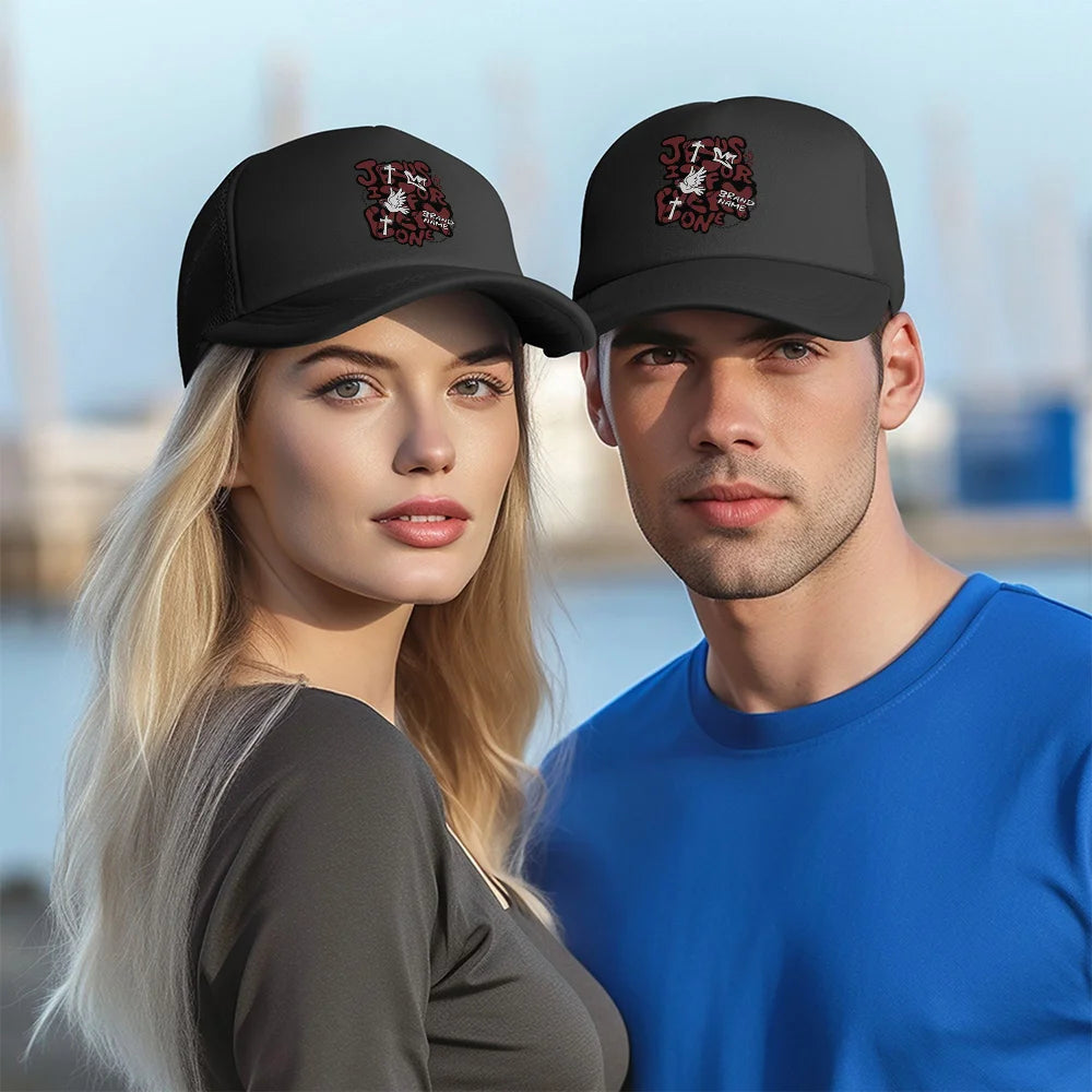 Jesus For Everyone Brand Name Crown Cross Dove Baseball Cap
