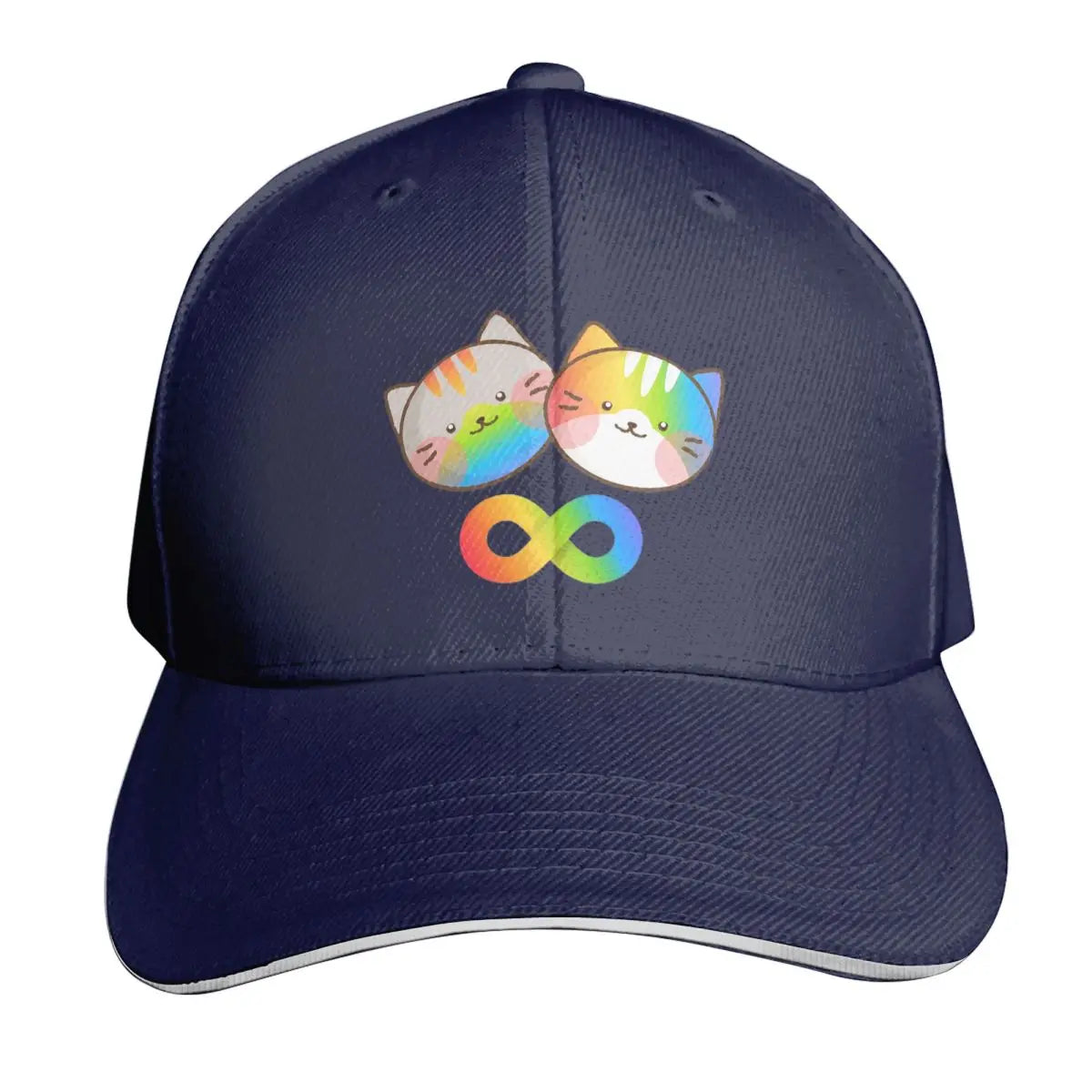 Autistic Cat Animal Cap Fashion Casual Baseball Caps