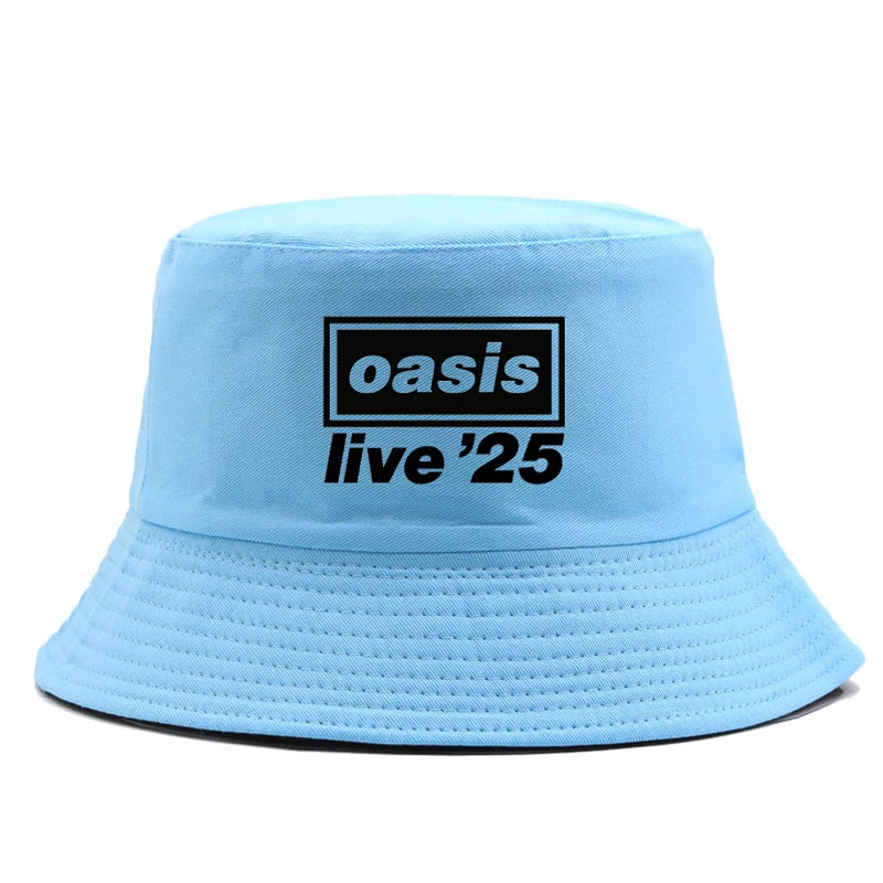 OASIS Black Solid Dots Bucket Hat Two Side Wear Unisex Men Women