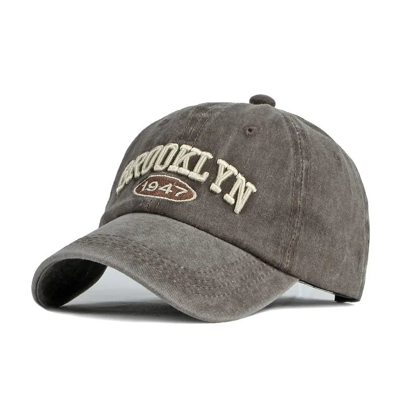 NEW YORK Washed Cotton Cap For Men Women Gorras Baseball Caps
