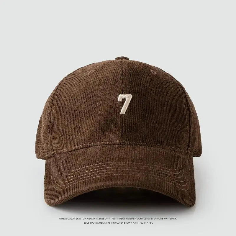 Winter 60-65 cm Large Size Corduroy Baseball Cap For Men Women