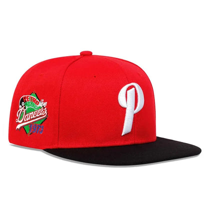 Unisex P Letter Embroidery Hip-hop Hats Baseball Caps Sunscreen Hat Snapback Caps