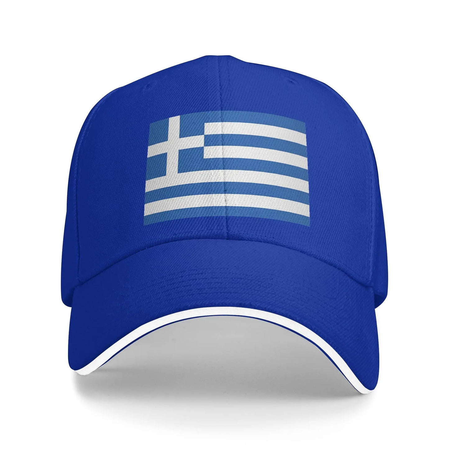 Greek Flag Greece Hellas Hellenic Sun Baseball Cap