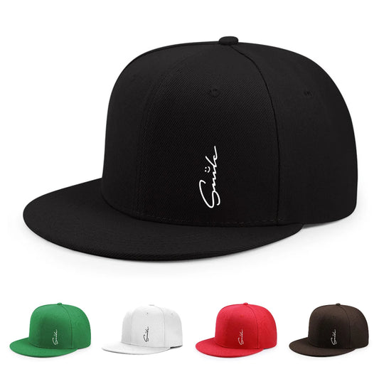 Lettered Smiley Face Print Stylish Baseball Cap For Men And Women