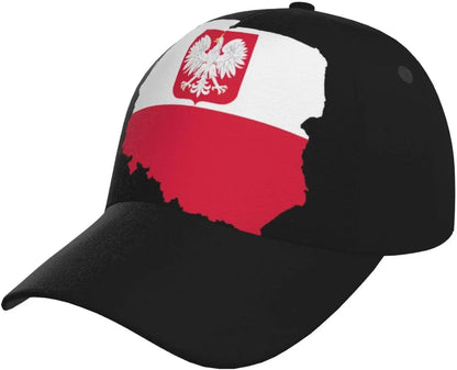 Cute Poland Flag Baseball Cap for Men Women