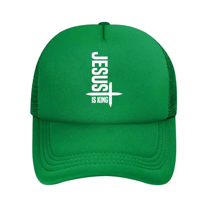 Jesus Is King Print Unisex Baseball Cap