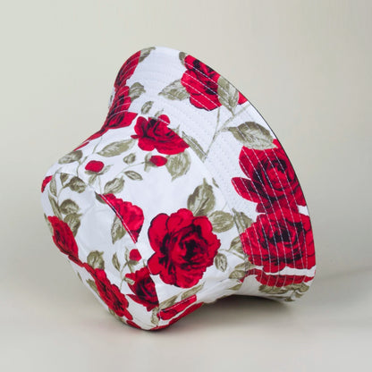 Vintage Rose Fisherman Hat Fashion Art