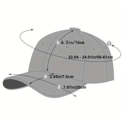 Fashion Letter Baseball Cap Women Men Breathable Hip Hop Hats
