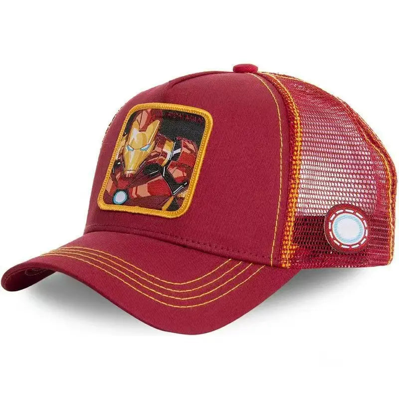 Popular Marvel Spider-Man, Iron Man, Hulk Baseball Cap